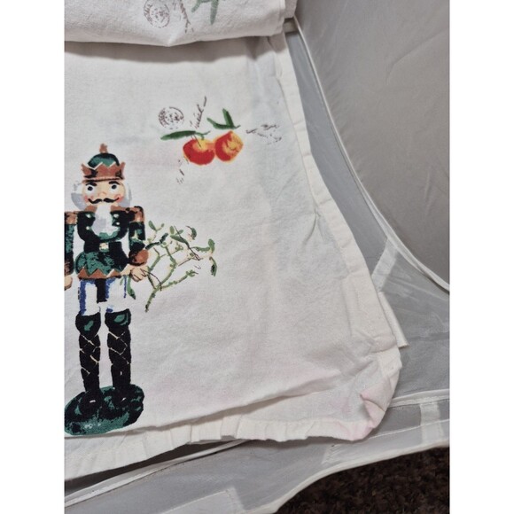 Williams Sonoma Holiday Nutcracker Christmas Hand-Screened Textiles 6 Read - Picture 3 of 6